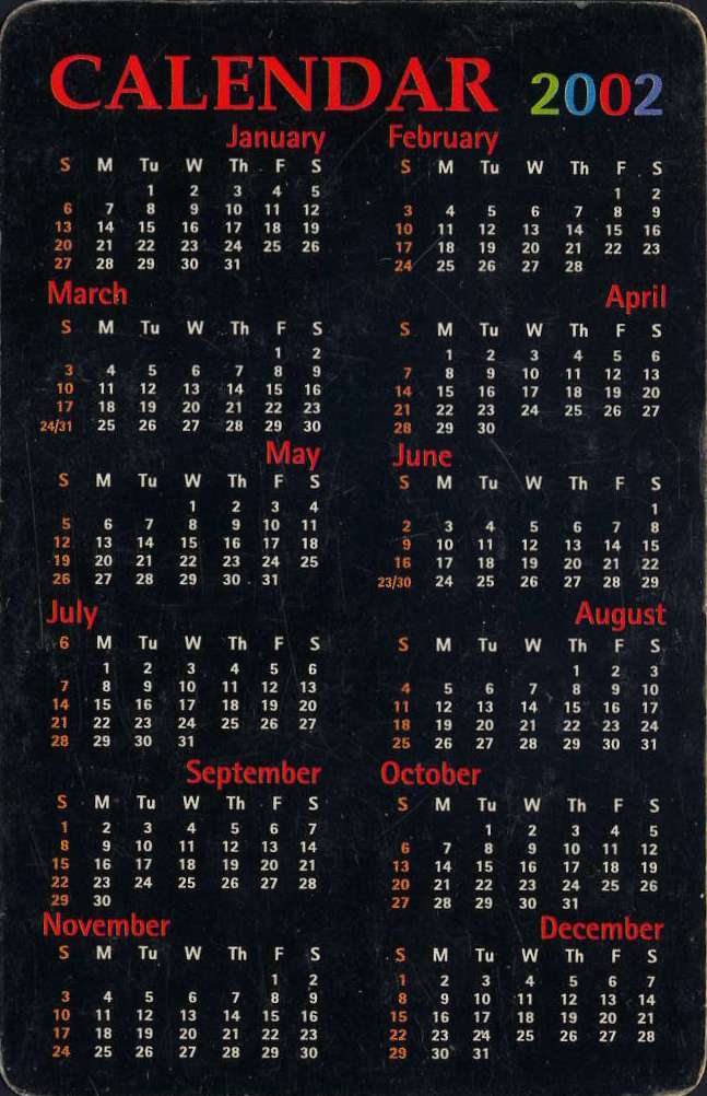 OWL OTHER CALENDARS GREAT BRITAIN